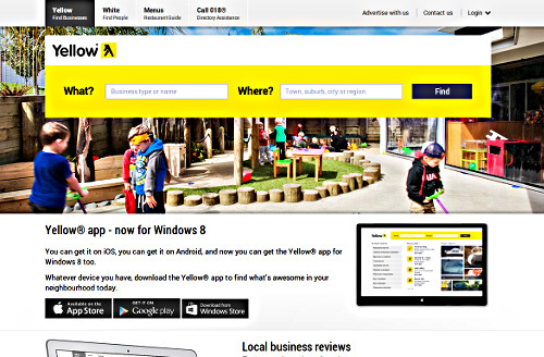 Yellow Homepage